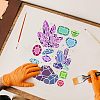 Plastic Reusable Drawing Painting Stencils Templates DIY-WH0202-273-4