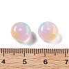 Two Tone Transparent Resin Beads RESI-S013-01E-2