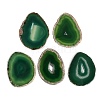 Dyed & Heated Natural Agate Slice Cabochons GG-CBAAF67-01E-1