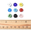 36Pcs 9 Colors Handmade Evil Eye Lampwork Beads LAMP-FS0001-23-5