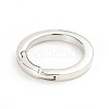 Non-Tarnish 304 Stainless Steel Spring Gate Rings X-STAS-I133-14A-2