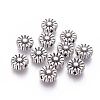 Tibetan Style Alloy Flower Beads TIBEP-GC190-AS-RS-1