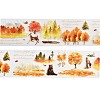 Mountain Forest Waterproof PET Decorative Stickers DIY-Q052-03A-1