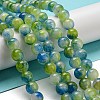 Natural Dyed Yellow Jade Beads Strands G-Q160-A01-01B-2