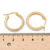 304 Stainless Steel Hoop Earrings EJEW-N0031-11G-5