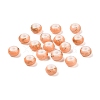 Opaque Spray Painted Glass Beads X1-GLAA-G118-01L-1