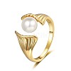 Brass Open Cuff Rings for Women PW-WGC2E30-02-1