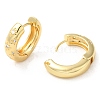 Clear Cubic Zirconia Star Hoop Earrings LS-EJEW-C022-04G-2