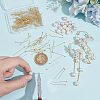 150Pcs 304 Stainless Steel Ball Head Pins STAS-UN0058-93E-G-5
