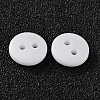 2-Hole Flat Round Resin Sewing Buttons for Costume Design BUTT-E119-36L-19-2
