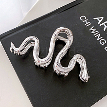 Snake Shape Alloy Large Claw Hair Clips SNAK-PW0001-35C