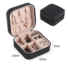 PU Leather Jewelry Box CON-PW0001-178A