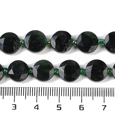 Natural Black Jade Beads Strands G-C116-A54-01-1