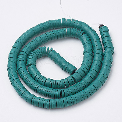 Handmade Polymer Clay Beads X-CLAY-R067-4.0mm-07-1