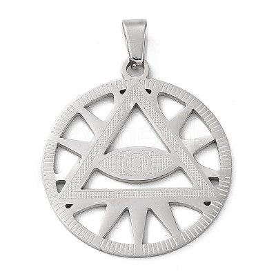 Non-Tarnish 201 Stainless Steel Pendants LS-STAS-D041-13P-1