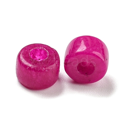 Natural White Jade Dyed Beads X-G-G003-A06-01-1