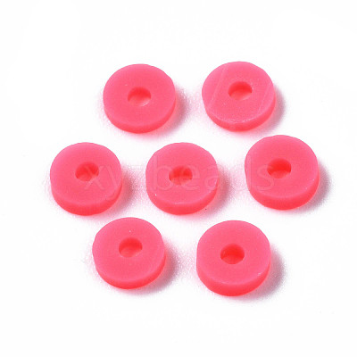 Handmade Polymer Clay Beads CLAY-R067-4.0mm-B45-1