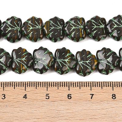 Czech Pressed Glass Beads GLAA-I061-51C-1