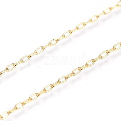Brass Cable Chains CHC011Y-G-1
