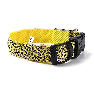 Adjustable Polyester LED Dog Collar MP-H001-A06-1