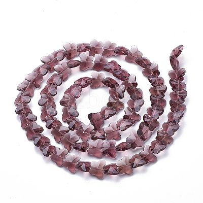 Transparent Glass Beads GLAA-Q066-10mm-B04-1