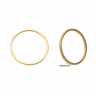 Ion Plating(IP) 304 Stainless Steel Linking Ring X-STAS-S079-13-B03-NF-1