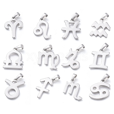 304 Stainless Steel Pendants STAS-L210-06-P-1
