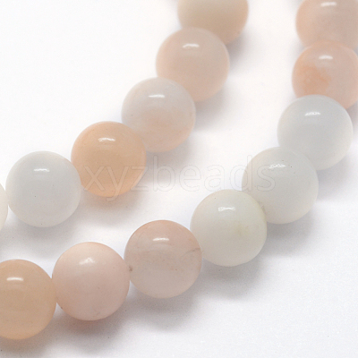 Natural Pink Aventurine Beads Strands G-I199-22-8mm-1