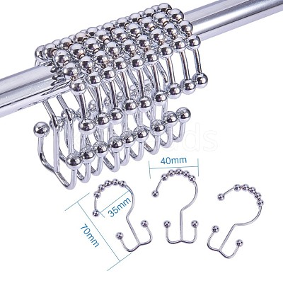 Stainless Steel Window Curtain Hook STAS-PH0017-02P-1