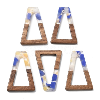 Resin and Walnut Pendants FIND-R051-03F-1