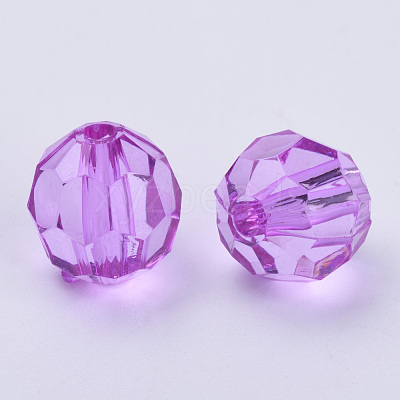 Transparent Acrylic Beads TACR-Q257-10mm-V48-1