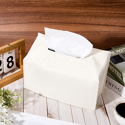 PU Leather Tissue Boxes AJEW-WH20064-35C-1