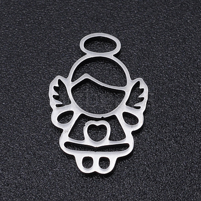 Non-Tarnish 201 Stainless Steel Laser Cut Pendants LS-STAS-S105-T888-1-1