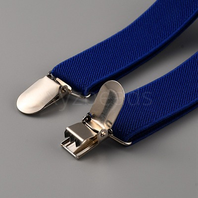 Adjustable Polyester Y-Shaped Heavy Duty Suspenders AJEW-WH0307-23H-1