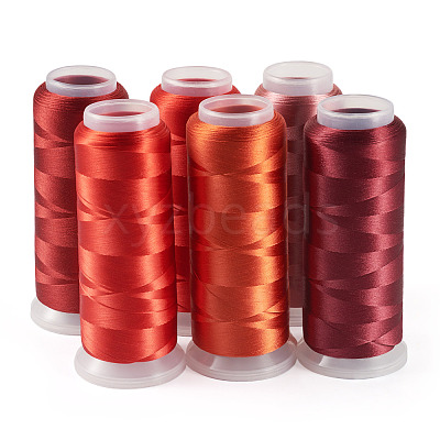 6Rolls 6 Colors Velour Yarn AJEW-TA0002-70A-1