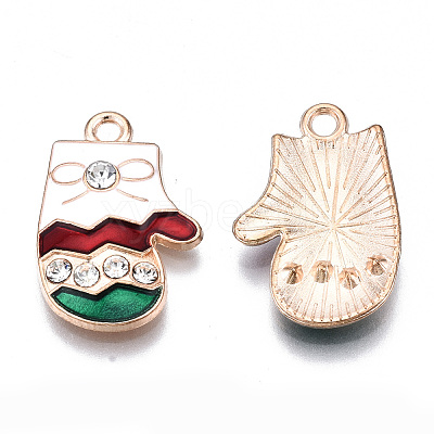 Alloy Enamel Pendants ENAM-Q442-032-RS-1