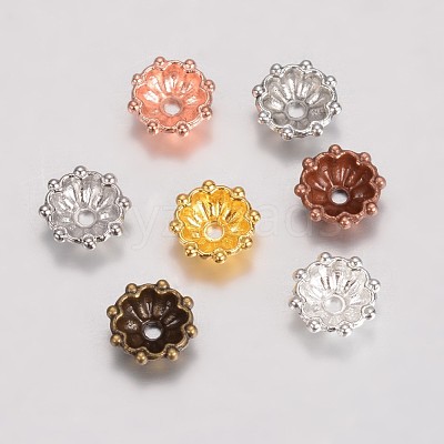 Alloy Fancy Bead Caps X-PALLOY-D348-09-1