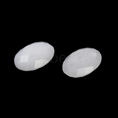 Natural White Jade Cabochons G-O175-15P-01-1