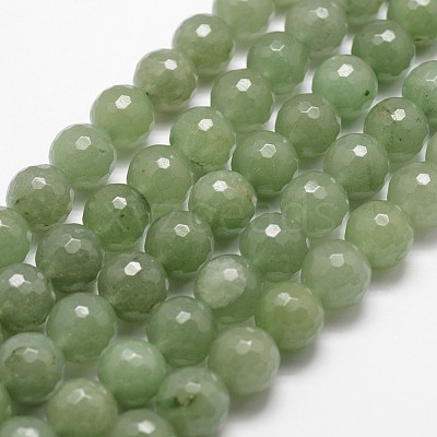 Natural Green Aventurine Beads Strands G-D840-28-6mm-1