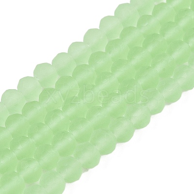 Transparent Glass Beads Strands EGLA-A044-T4mm-MD09-1