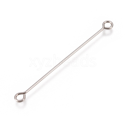 Non-Tarnish 304 Stainless Steel Eye Pins STAS-L247-007A-P-1