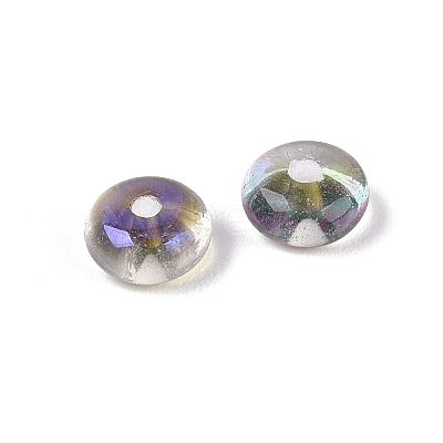 Baking Paint Electroplate Transparent Glass Beads EGLA-Q141-01A-A01-1