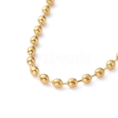 Brass Ball Chains Necklace Making NJEW-JN02838-03-1