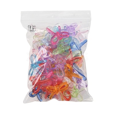50Pcs Transparent Acrylic Beads TACR-FS0001-71-1