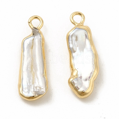 Baroque Natural Keshi Pearl Pendants PEAR-P004-05KCG-1