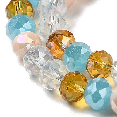 Glass Beads Strands EGLA-A034-M8mm-56-1