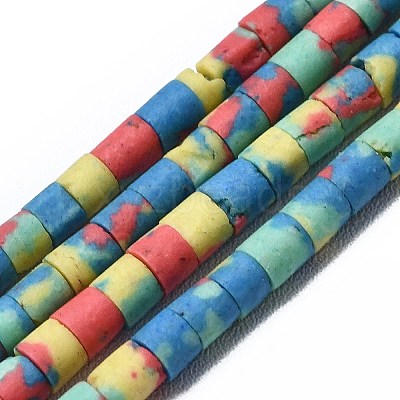 Dyed Synthetic Turquoise Beads Strands G-D356-B01-01-1