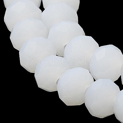 Imitation Jade Solid Color Glass Beads Strands EGLA-A034-J3mm-MD05-1