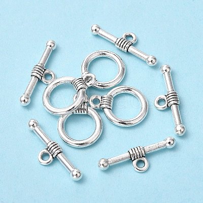 Tibetan Style Alloy Toggle Clasps X-LF0034Y-1