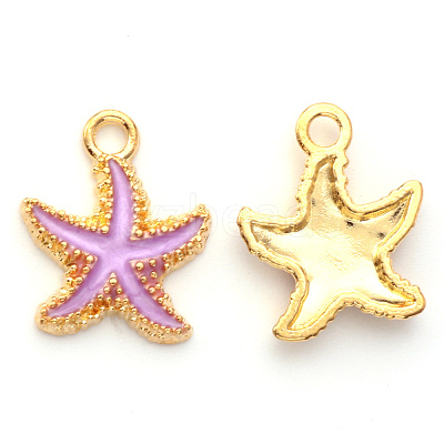 Alloy Enamel Pendants ENAM-S121-023E-1
